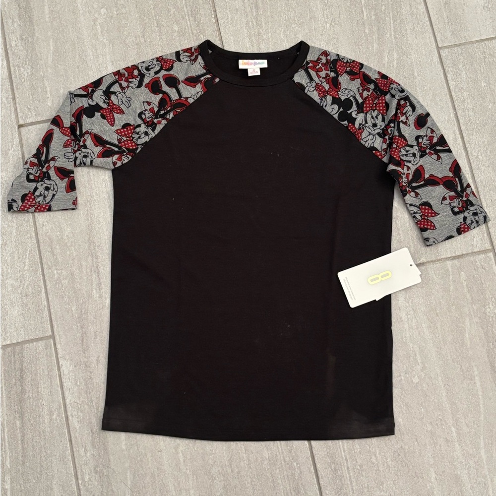 LuLaRoe Disney 3/4 sleeve girls 8 NWT